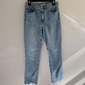 Madewell Perfect Vintage high rise cropped jeans